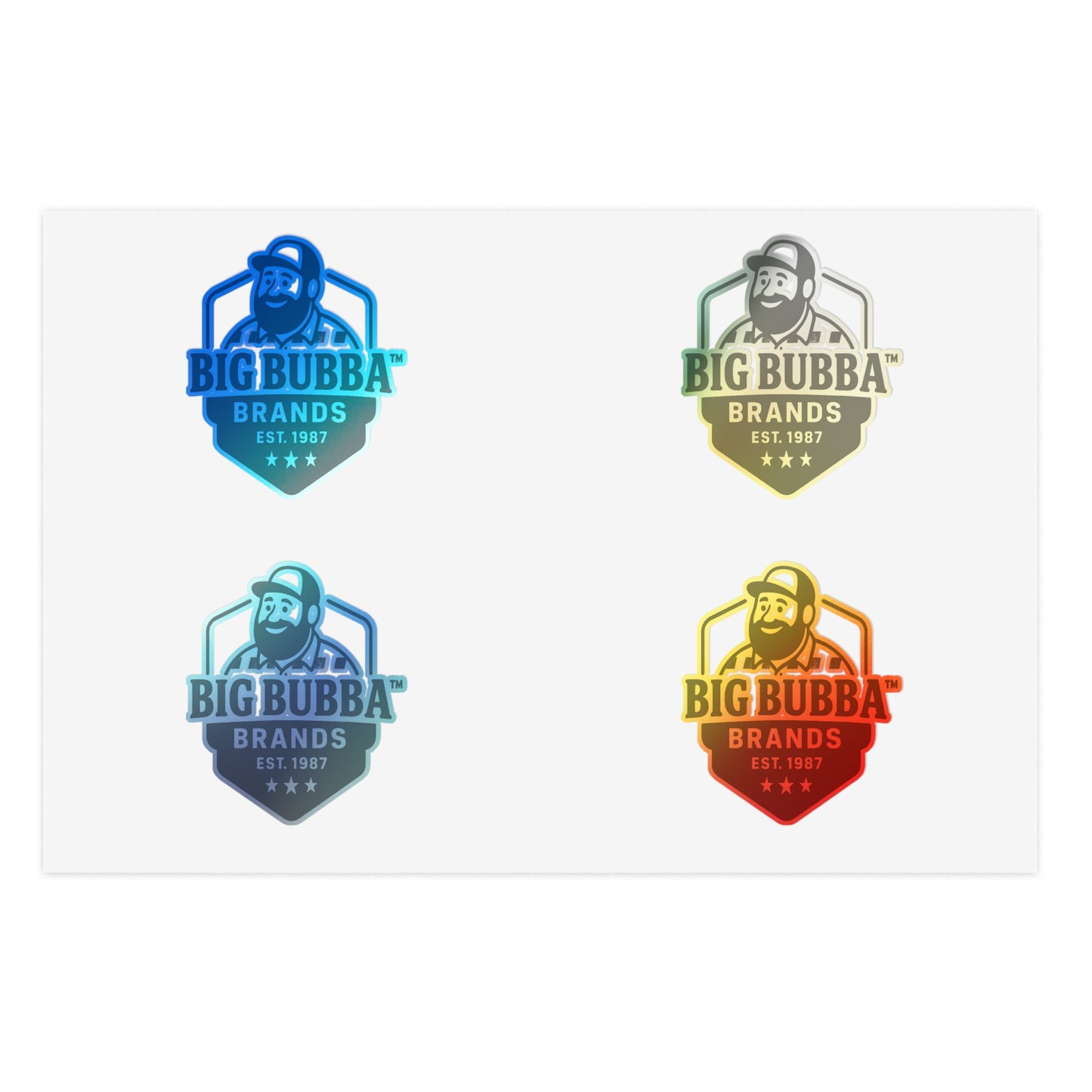 Big Bubba Sticker Sheets - Perfect for Scrapbooking, Journals, Gifts, Home Decor, and More!