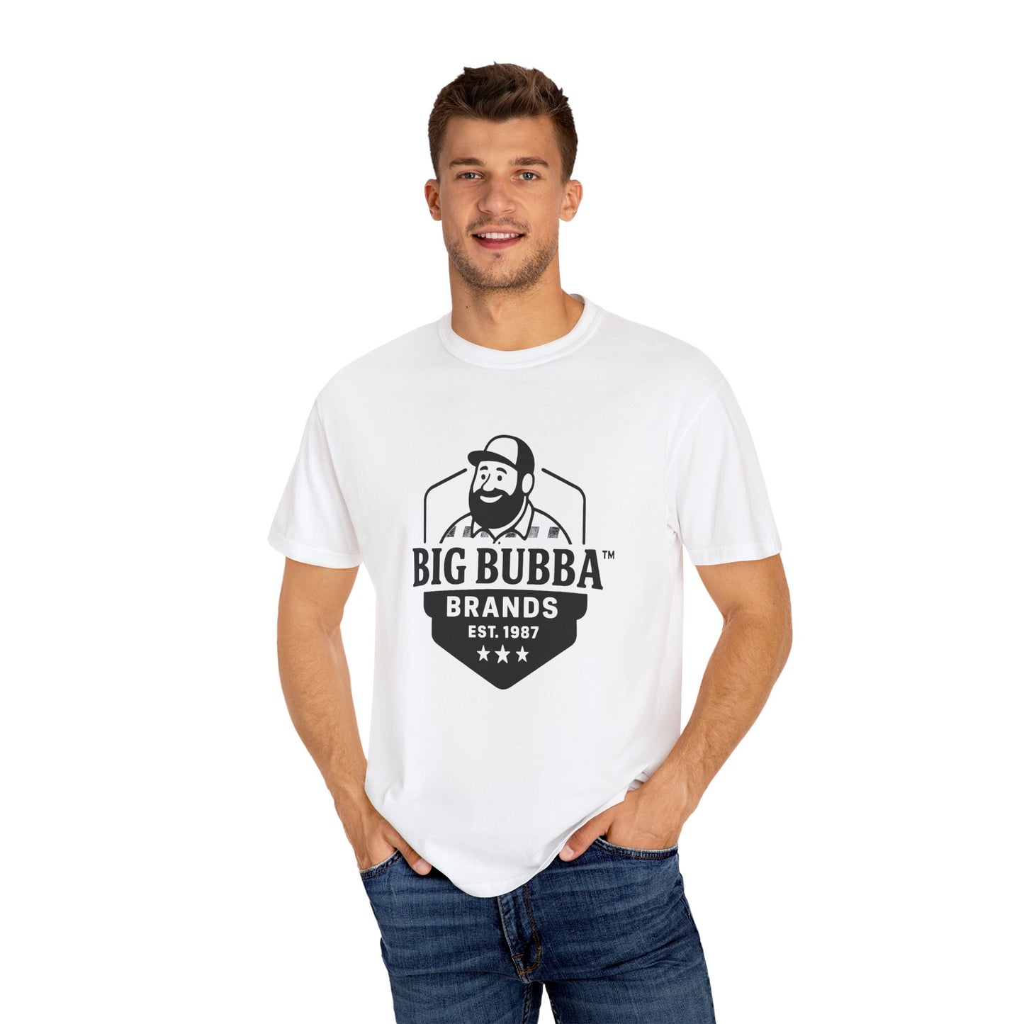 Big Bubba Brands Unisex Garment-Dyed T-shirt, Casual Wear, Gift for Him, Outdoor Adventures, Birthday Gift, Fashion Tee