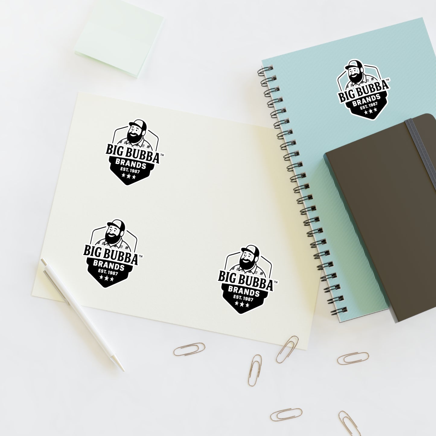 Big Bubba Sticker Sheets - Perfect for Scrapbooking, Journals, Gifts, Home Decor, and More!