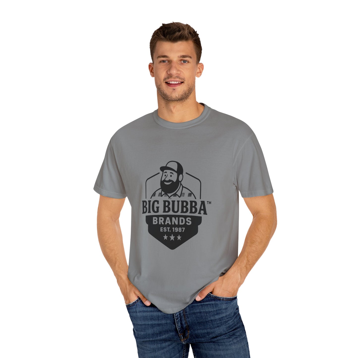 Casual Graphic T-shirt for Every Day Wear, Big Bubba Brands Tee, Unisex T-shirt, Perfect Gift for Dads, Birthday or Father’s Day