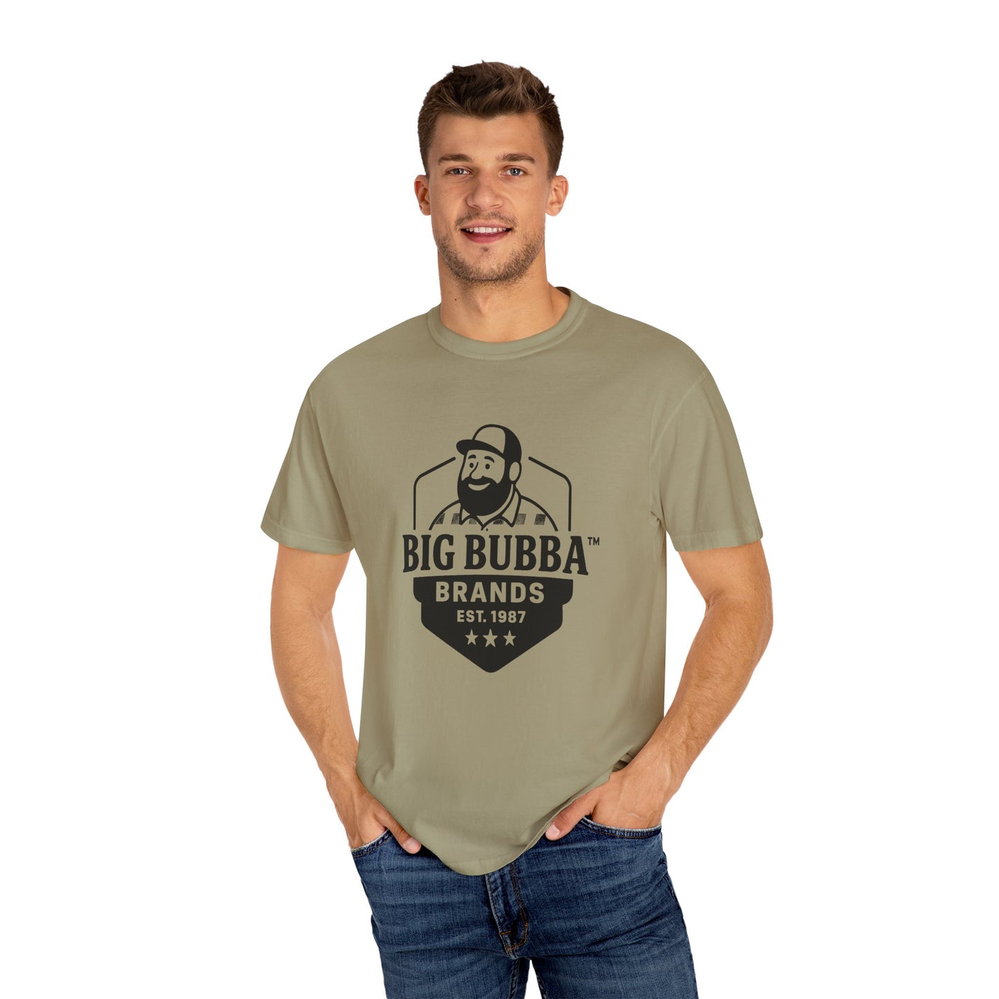 Big Bubba Brands Unisex Garment-Dyed T-shirt, Casual Wear, Gift for Him, Outdoor Adventures, Birthday Gift, Fashion Tee