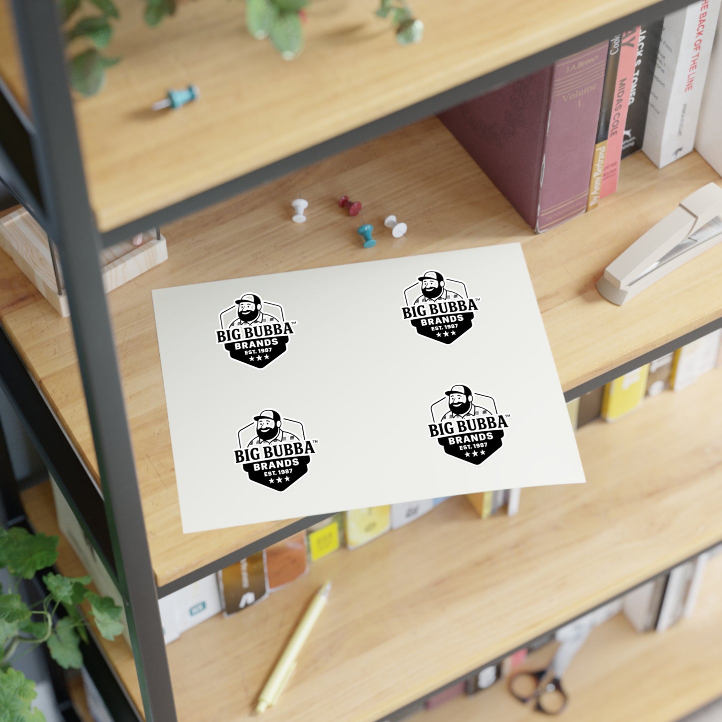 Big Bubba Sticker Sheets - Perfect for Scrapbooking, Journals, Gifts, Home Decor, and More!
