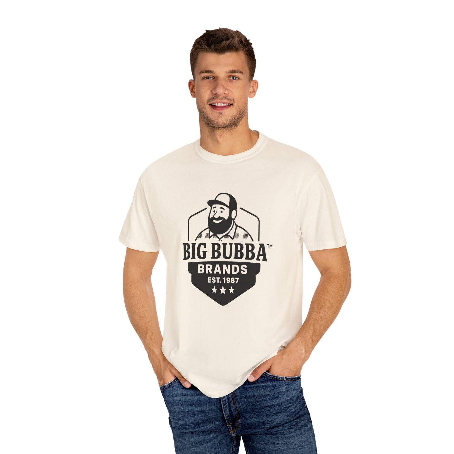 Big Bubba Brands Unisex Garment-Dyed T-shirt, Casual Wear, Gift for Him, Outdoor Adventures, Birthday Gift, Fashion Tee