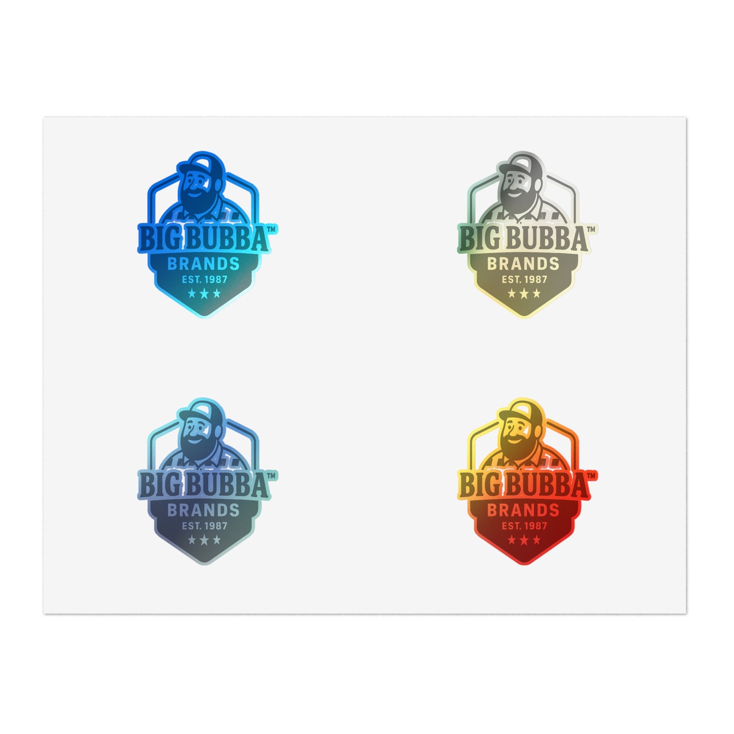 Big Bubba Sticker Sheets - Perfect for Scrapbooking, Journals, Gifts, Home Decor, and More!