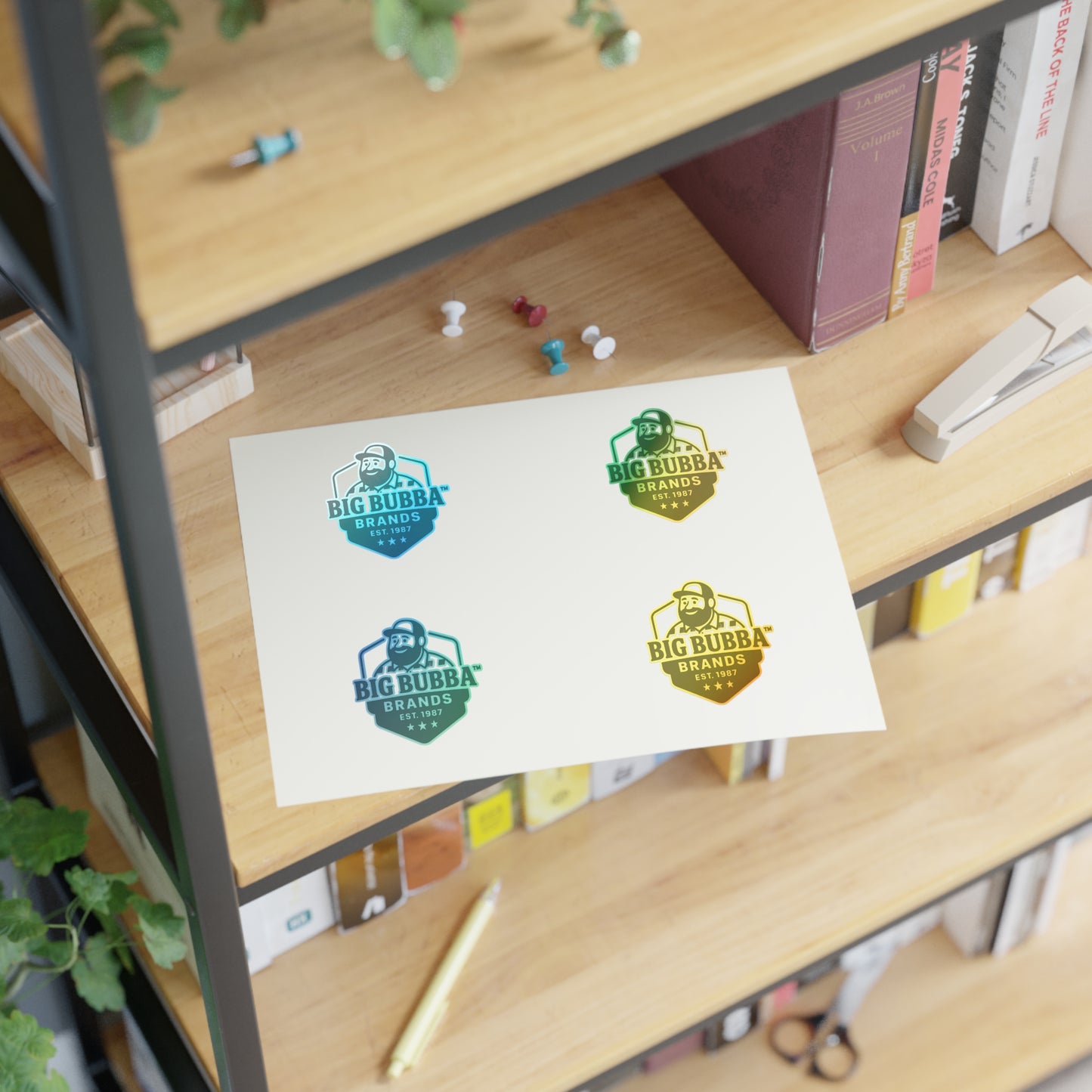 Big Bubba Sticker Sheets - Perfect for Scrapbooking, Journals, Gifts, Home Decor, and More!