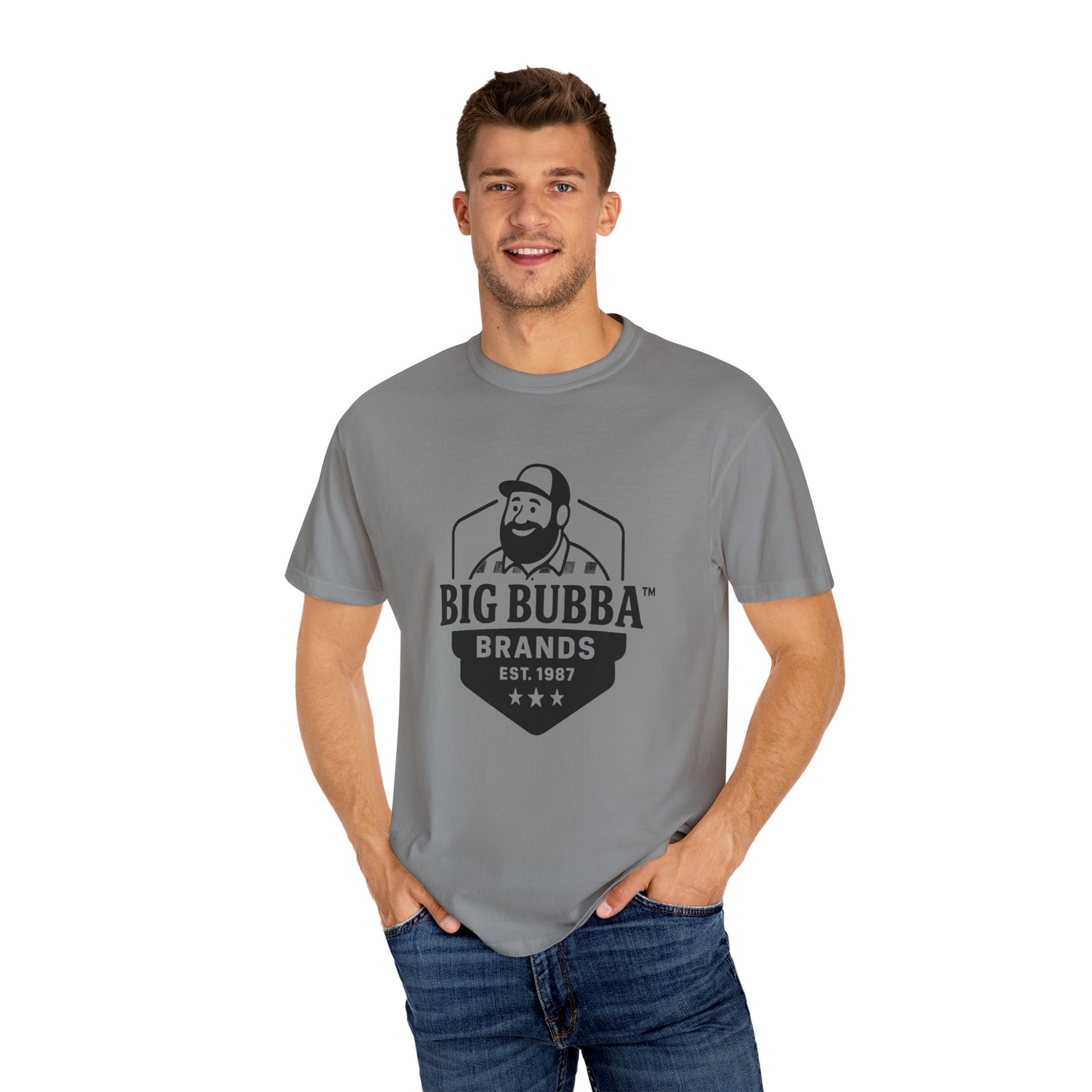 Big Bubba Brands Unisex Garment-Dyed T-shirt, Casual Wear, Gift for Him, Outdoor Adventures, Birthday Gift, Fashion Tee