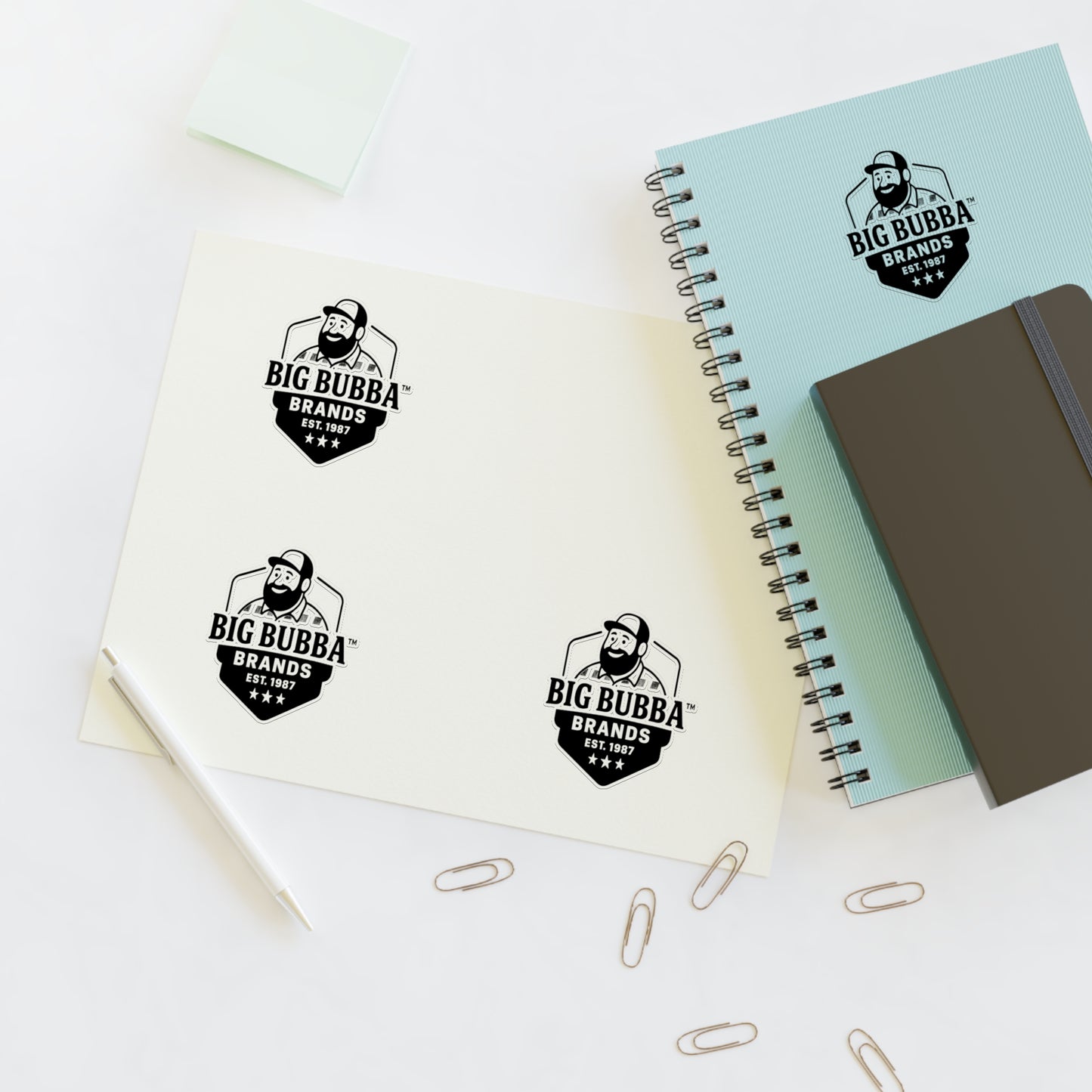 Big Bubba Sticker Sheets - Perfect for Scrapbooking, Journals, Gifts, Home Decor, and More!