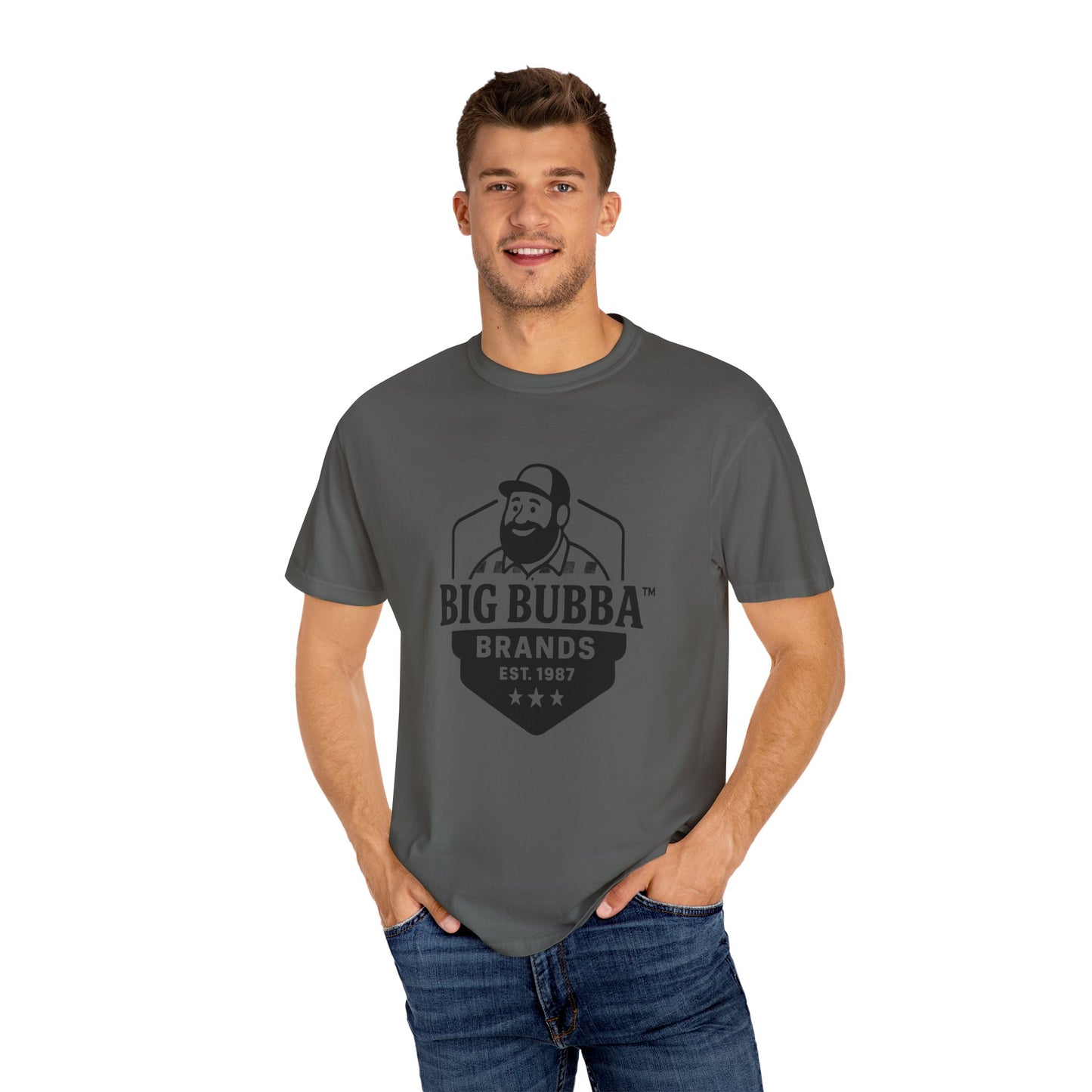 Big Bubba Brands Unisex Garment-Dyed T-shirt, Casual Wear, Gift for Him, Outdoor Adventures, Birthday Gift, Fashion Tee