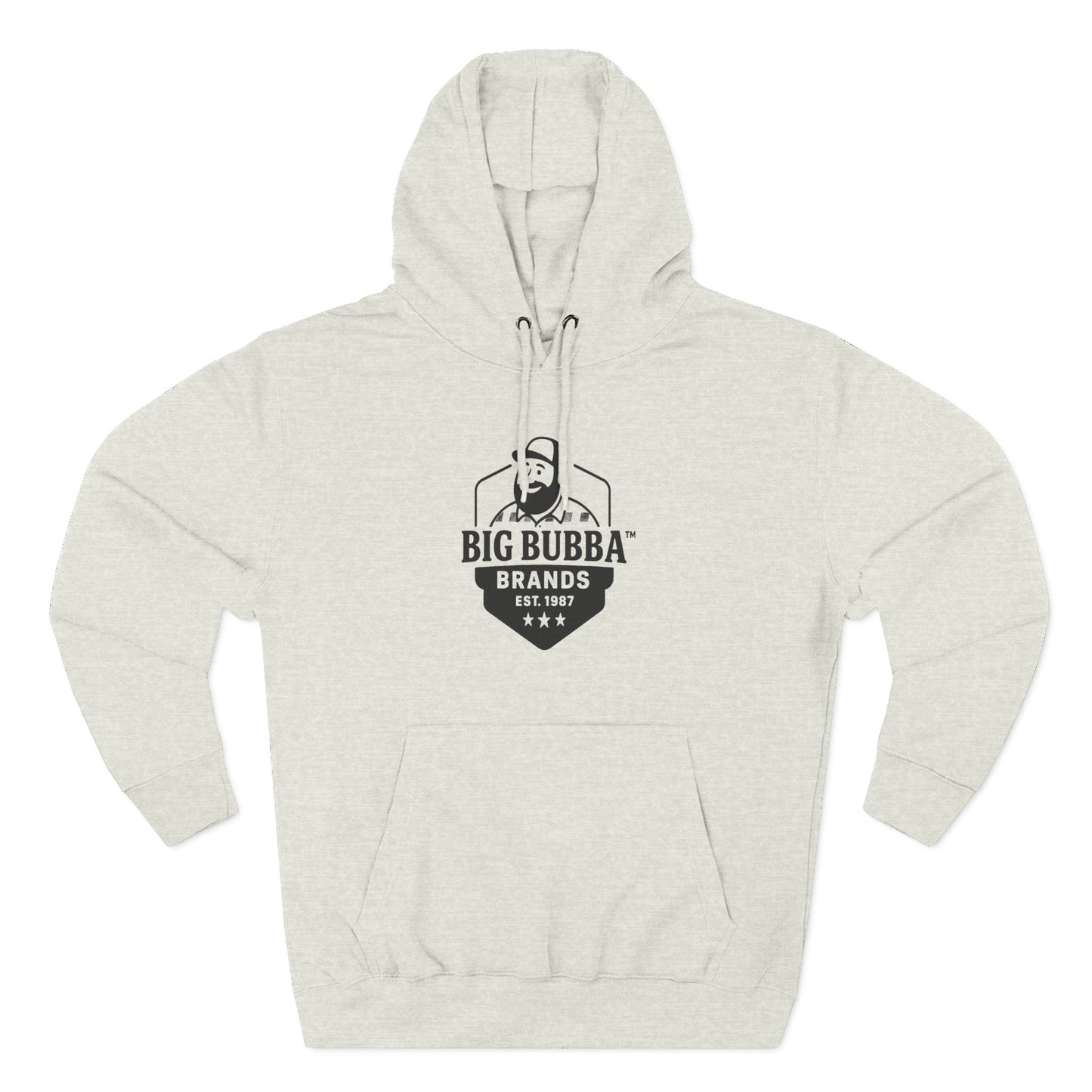 Cozy Fleece Hoodie with Big Bubba Logo - Perfect for Casual Days, Gift for Dads, Comfortable, Stylish Streetwear, Winter Fashion