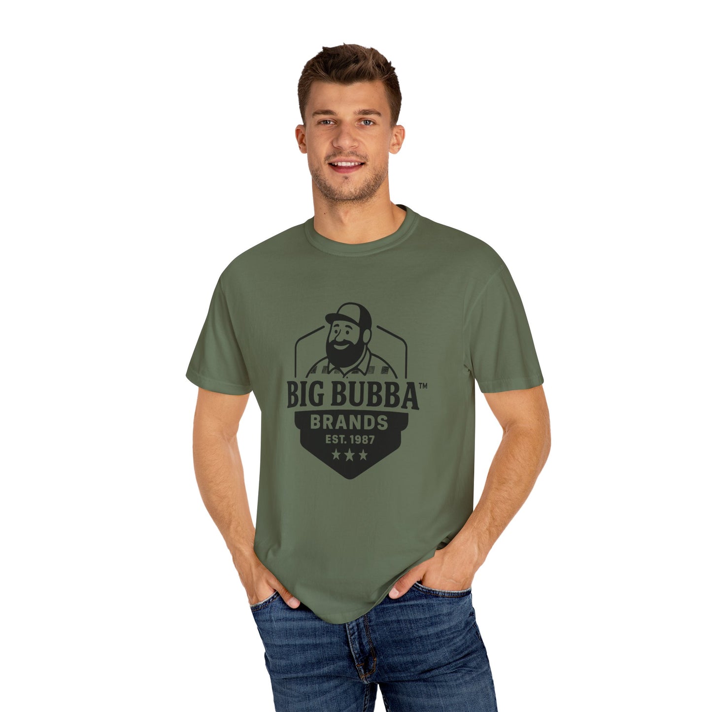 Big Bubba Brands Unisex Garment-Dyed T-shirt, Casual Wear, Gift for Him, Outdoor Adventures, Birthday Gift, Fashion Tee