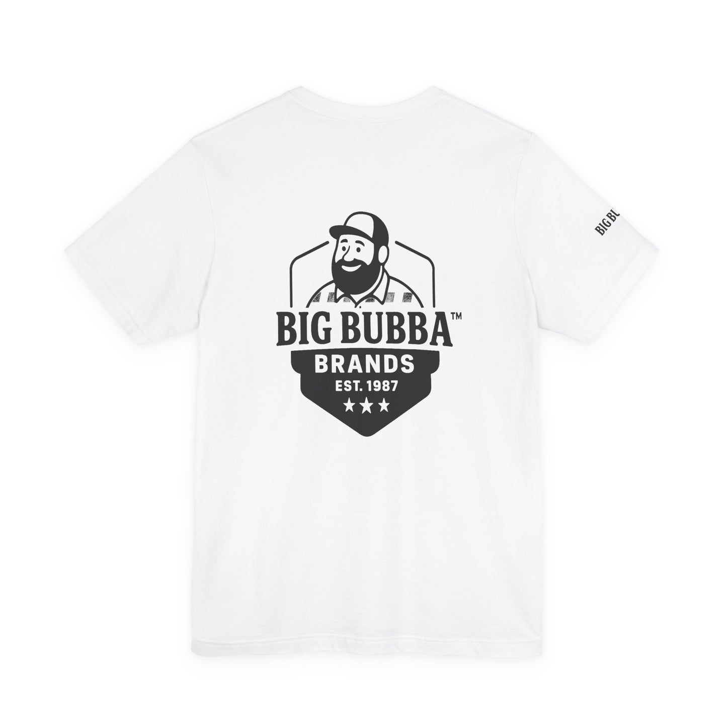 Big Bubba Unisex Jersey Short Sleeve Tee - Casual Graphic Tee, Gift for Him, Vintage Style Shirt, Father's Day, Outdoor Apparel