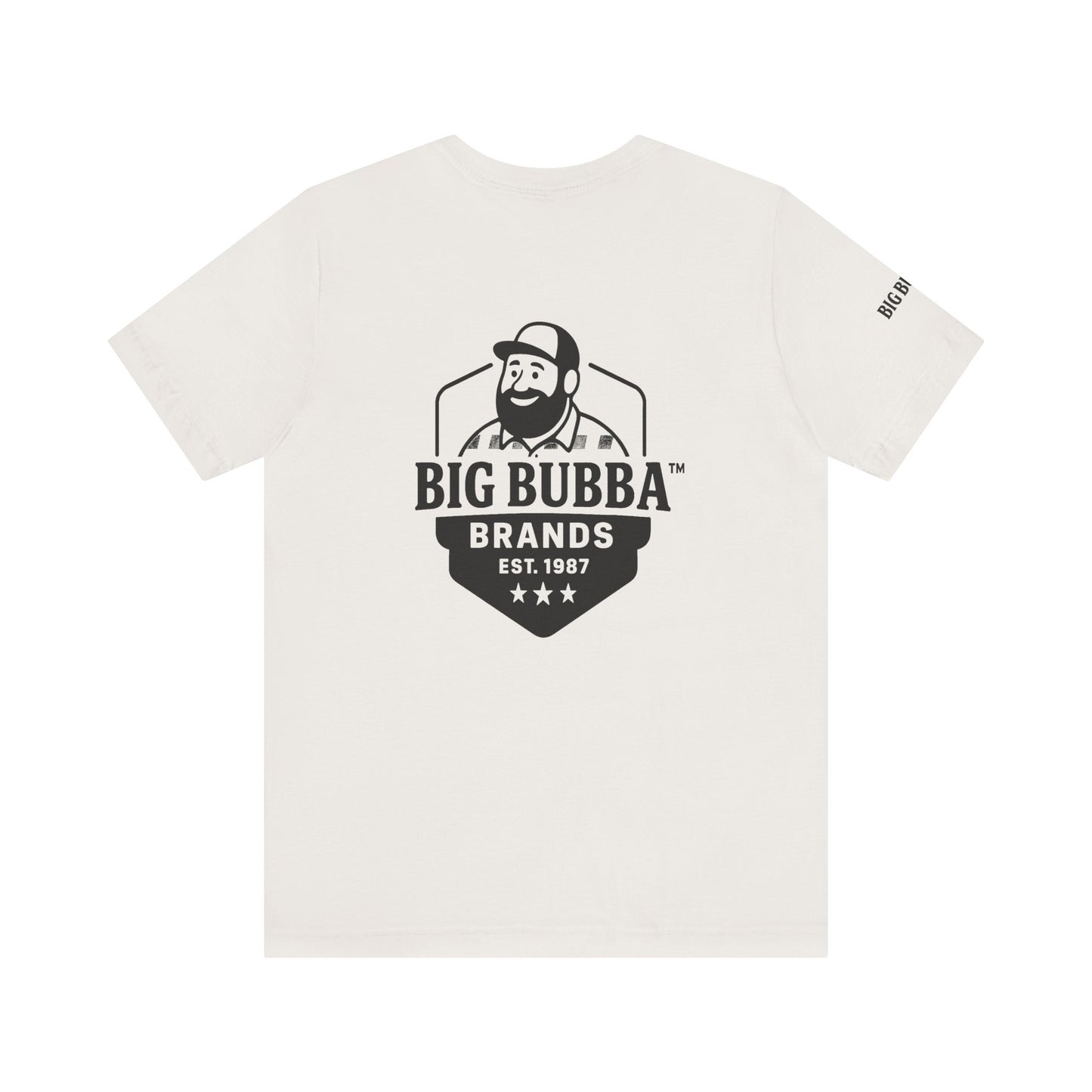 Big Bubba Unisex Jersey Short Sleeve Tee - Casual Graphic Tee, Gift for Him, Vintage Style Shirt, Father's Day, Outdoor Apparel