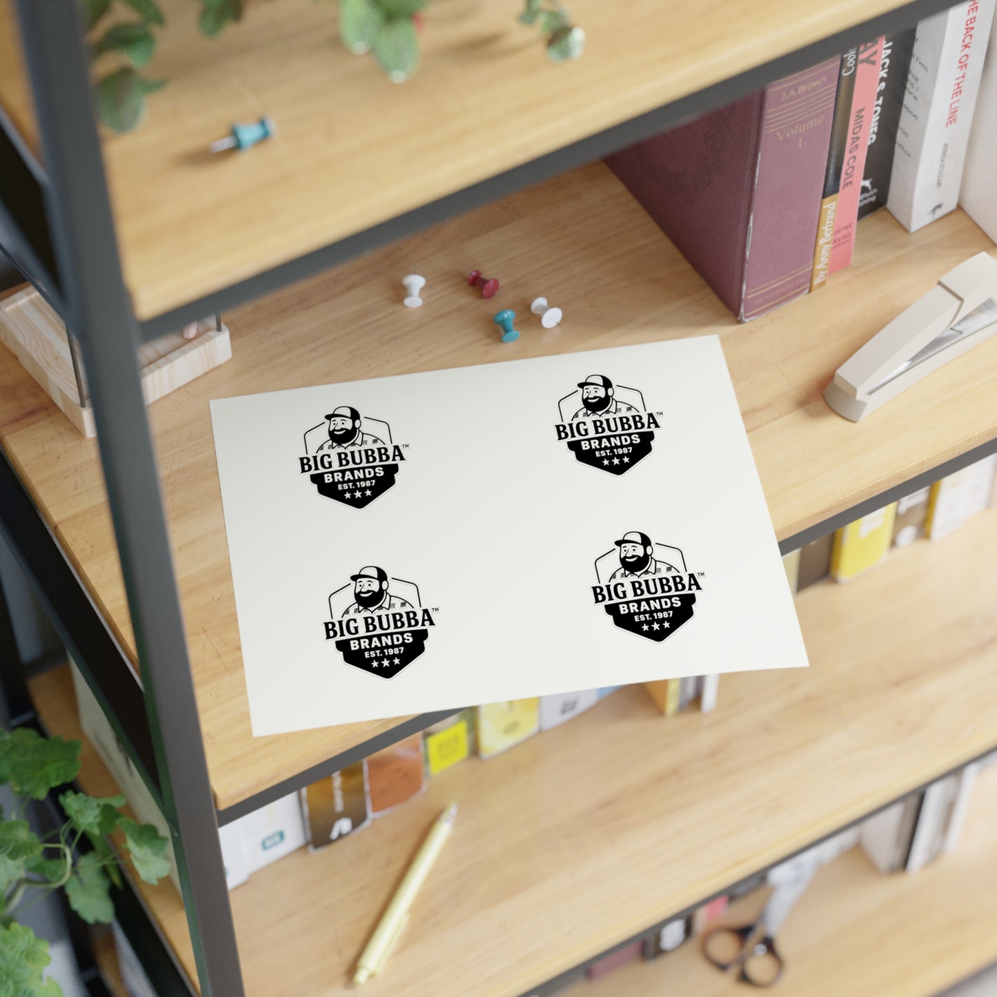 Big Bubba Sticker Sheets - Perfect for Scrapbooking, Journals, Gifts, Home Decor, and More!