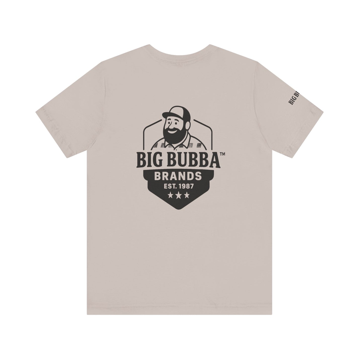Big Bubba Unisex Jersey Short Sleeve Tee - Casual Graphic Tee, Gift for Him, Vintage Style Shirt, Father's Day, Outdoor Apparel