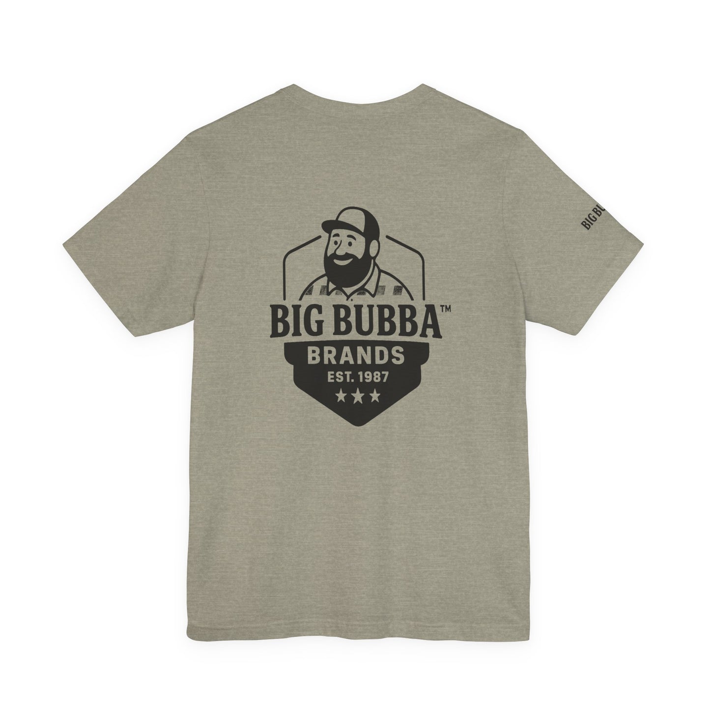 Big Bubba Unisex Jersey Short Sleeve Tee - Casual Graphic Tee, Gift for Him, Vintage Style Shirt, Father's Day, Outdoor Apparel