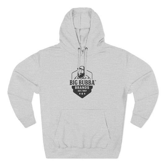 Cozy Fleece Hoodie with Big Bubba Logo - Perfect for Casual Days, Gift for Dads, Comfortable, Stylish Streetwear, Winter Fashion